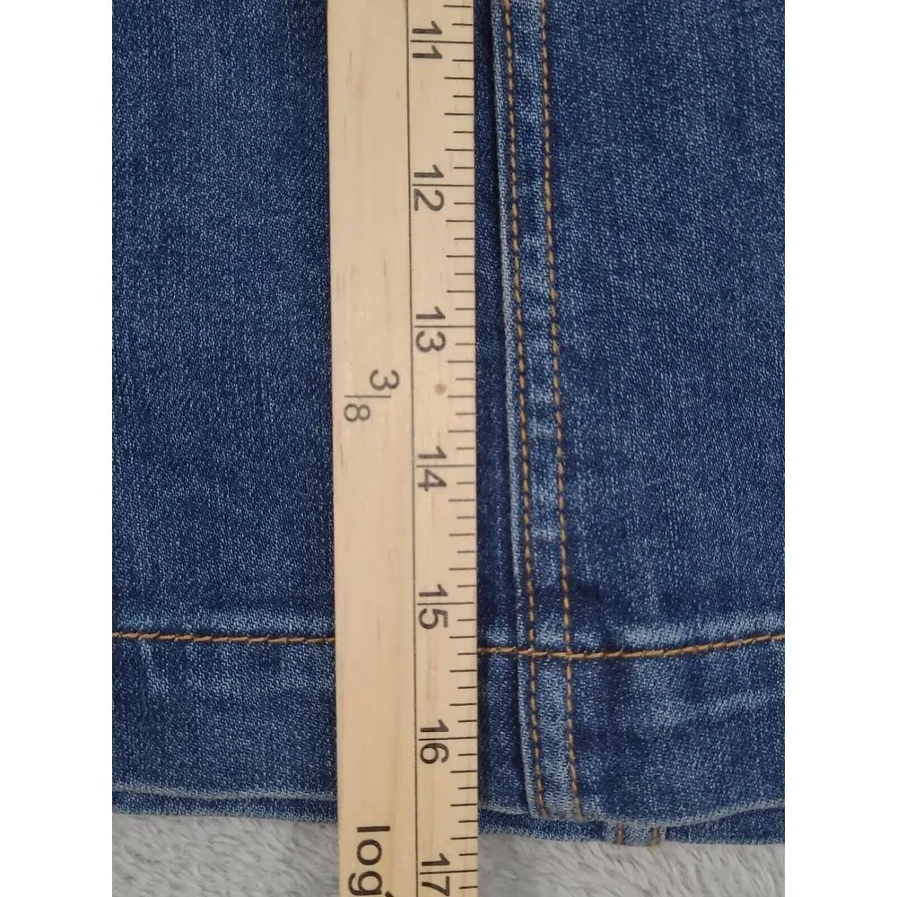 Old NAVY High-Waisted Utility Pocket‎ Jean Skirt for Women Sz 12 Blue